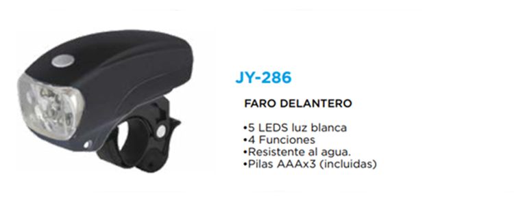 FARO BICICLETA TKX JY286 MANILLAR